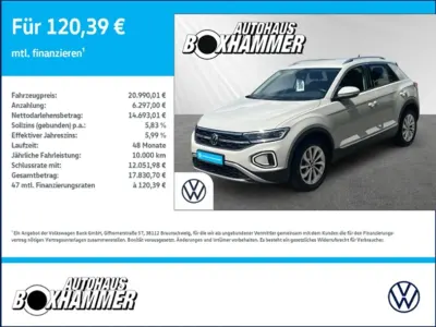 Gebraucht VW T-Roc Style 110 PS (80 kW) 2022 Grau SUV