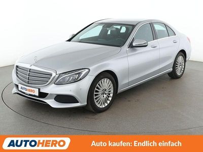 Brugt Mercedes C250 Exclusive 211 HK (155 kW) 2018 Sølv Sedan