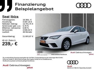 Gebraucht Seat Ibiza Style 110 PS (80 kW) 2024 Weiß Kleinwagen