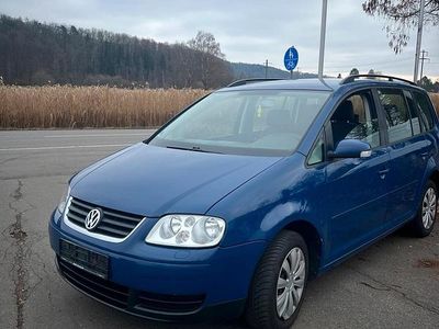 Gebraucht VW Touran 115 PS (84 kW) 2003 Blau Van / Kleinbus
