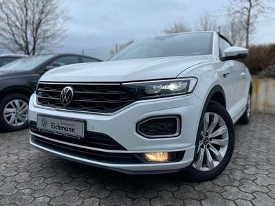 Gebraucht VW T-Roc Cabriolet R-line 150 PS (110 kW) 2021 Weiß Cabrio