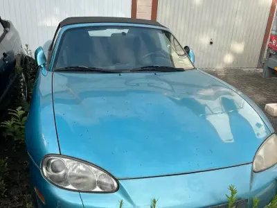 Gebraucht Mazda MX5 120 PS (88 kW) 2001 Blau Cabrio