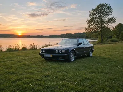 Gebraucht BMW 750 Basis 299 PS (219 kW) 1992 Schwarz Limousine