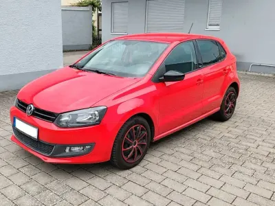 Gebraucht VW Polo Trendline 86 PS (63 kW) 2012 Rot Kleinwagen