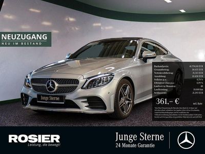 Gebraucht Mercedes C300 AMG 258 PS (189 kW) 2023 Silber / hightechsilber Coupé