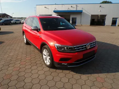 Gebraucht VW Tiguan Allspace Highline 220 PS (161 kW) 2018 Orange metallic SUV