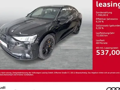 Second-hand Audi Q8 Sportback e-tron S-Line 230 kW (313 CP) 2022 Negru SUV