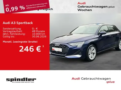 Gebraucht Audi A3 Advanced Plus 150 PS (110 kW) 2024 Navarrablau metallic Limousine