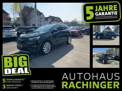 Käytetty Opel Grandland X Ultimate 131 HP (96 kW) 2020 Musta Katumaasturi