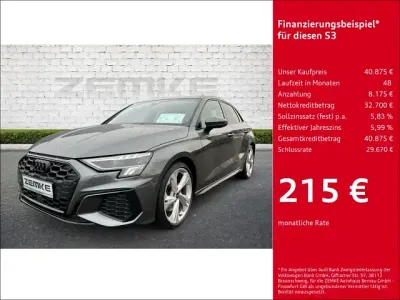 Second-hand Audi S3 Ambiente 310 CP (228 kW) 2024 Gri Berlinǎ