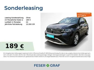 Gebraucht VW T-Cross Goal 95 PS (69 kW) 2025 Deep black perleffekt SUV