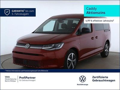 Usata VW Caddy Maxi Life 122 CV (89 kW) 2025 Rosso Monovolume
