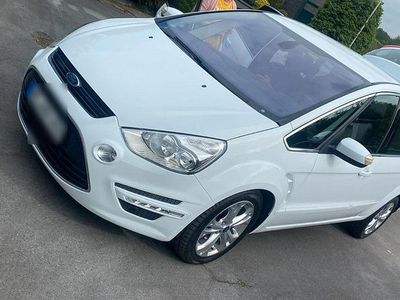 Gebraucht Ford S-MAX Titanium 163 PS (119 kW) 2012 Weiß Van / Kleinbus