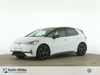 Gebraucht VW ID.3 GTX 210 kW (286 PS) 2024 Gletscherweiß metallic schwarz Kleinwagen