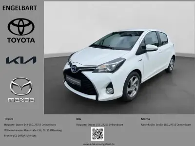 Gebraucht Toyota Yaris Edition-S 101 PS (74 kW) 2016 Pure) white ii (weiss Kleinwagen