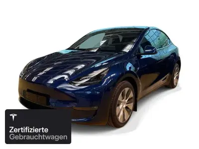 Gebraucht Tesla Model Y Long Range AWD 258 kW (351 PS) 2022 Deep blue metallic SUV