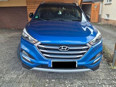 Gebraucht Hyundai Tucson Pure 132 PS (97 kW) 2018 Blau SUV