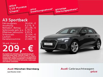 gebraucht Audi A3 Sportback e-tron Sportback 40 TFSI e S line