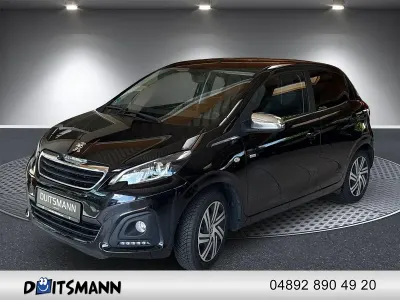 Gebraucht Peugeot 108 Style 69 PS (50 kW) 2016 Schwarz Kleinwagen
