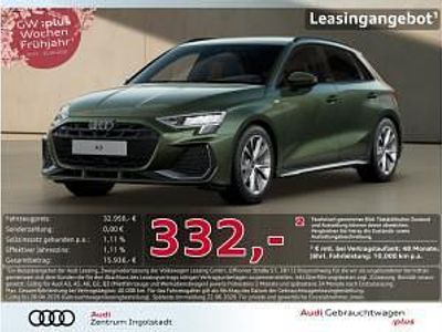 Gebraucht Audi A3 S-Line 150 PS (110 kW) 2024 Distriktgrün metallic Limousine