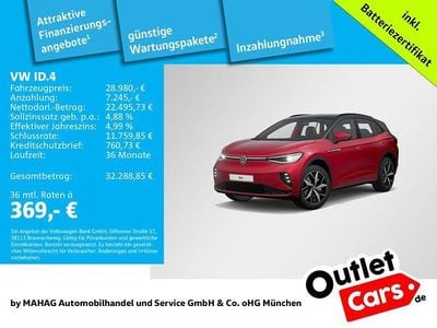 Usata VW ID.4 GTX 219 kW (299 CV) 2021 Rosso SUV