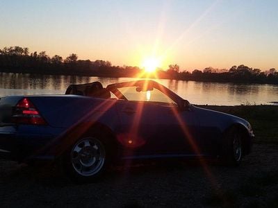 Gebraucht Mercedes SLK200 163 PS (119 kW) 2000 Blau Cabrio