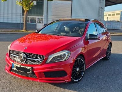 Usata Mercedes A200 AMG line 136 CV (100 kW) 2013 Rosso Berlina