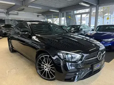 Brugt Mercedes E400 AMG line 330 HK (242 kW) 2020 Sort Sedan
