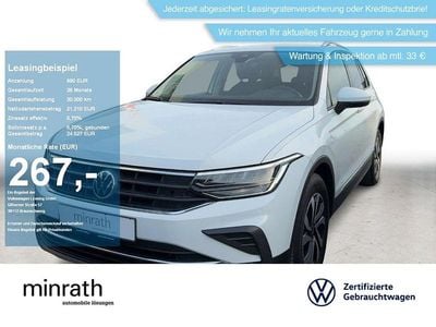 Weiß Gebraucht 2021 VW Tiguan Active SUV | 21.200 € (Guter Preis)