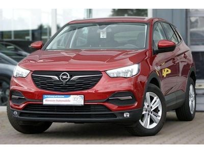 Gebraucht Opel Grandland X Business Edition 131 PS (96 kW) 2021 Rubin rot metallic (metallic) SUV