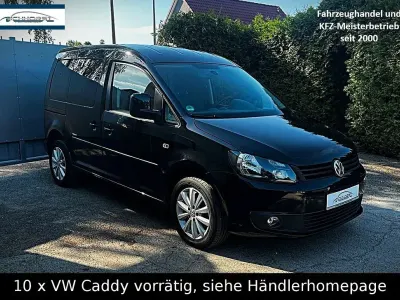 Gebraucht VW Caddy Edition 102 PS (75 kW) 2015 Schwarz Van / Kleinbus