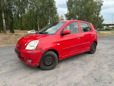 Gebraucht Kia Picanto 65 PS (47 kW) 2004 Rot Kleinwagen