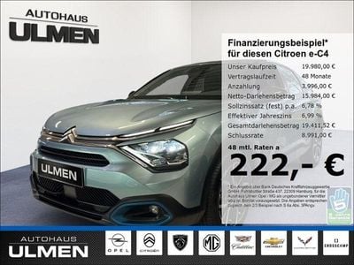 Blau Gebraucht 2023 Citroën e-C4 Feel Limousine | 19.980 € (Fairer Preis)