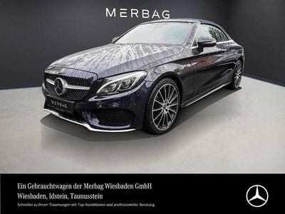Blau Gebraucht 2018 Mercedes C300 AMG line Cabrio | 32.380 € (Guter Preis)