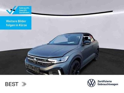 Gebraucht VW T-Roc Cabriolet R-line Edition 150 PS (110 kW) 2023 Indiumgrau  matt/schwarz/ Cabrio