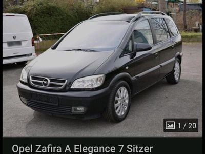 Usata Opel Zafira Elegance 125 CV (91 kW) 2003 Nero Monovolume