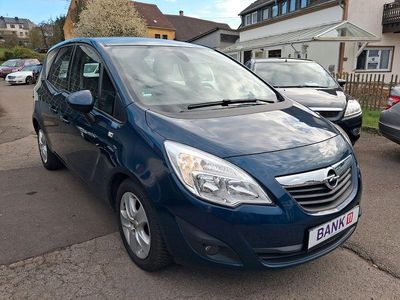 Gebraucht Opel Meriva Edition 101 PS (74 kW) 2011 Blau Van / Kleinbus