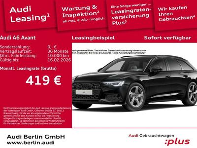 Schwarz Gebraucht 2025 Audi A6 Advanced Plus Kombi | 49.690 € (Guter Preis)