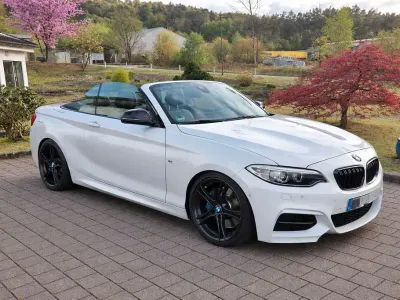 Usata BMW M235 M Performance 326 CV (239 kW) 2015 Bianco Cabrio