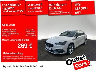 Gebraucht Seat Leon FR 204 PS (150 kW) 2022 Candy weiss Kombi