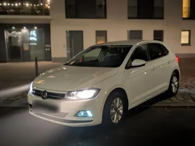 Gebraucht VW Polo Highline 110 PS (80 kW) 2021 Weiß Kleinwagen