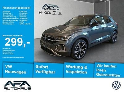 Gebraucht VW T-Roc Style 150 PS (110 kW) 2025 Pyritsilber metallic / schwarz SUV