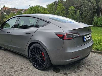 gebraucht Tesla Model 3 Model 3Performance grau matt 2020 Modell