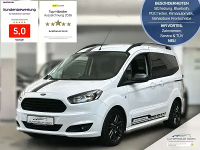 Gebraucht Ford Tourneo Courier Sport 101 PS (74 kW) 2017 Weiß Van / Kleinbus