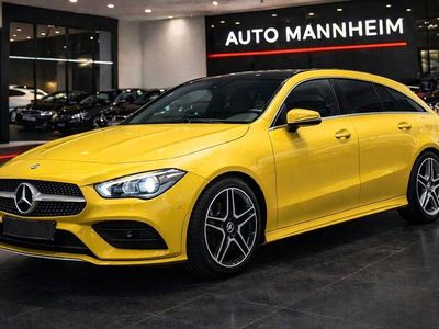 Gebraucht Mercedes CLA200 Shooting Brake AMG line 163 PS (119 kW) 2020 Gelb Kombi