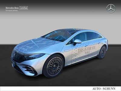Silber metallic Gebraucht 2021 Mercedes EQS580 AMG Limousine | 75.000 € (Etwas zu teuer)
