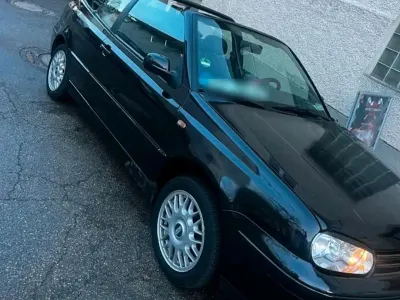 Brugt VW Golf Cabriolet S 100 HK (73 kW) 1998 Sort Cabriolet