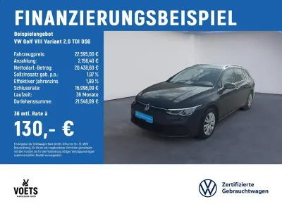 Gebraucht VW Golf VIII Life 150 PS (110 kW) 2024 Grau Kombi