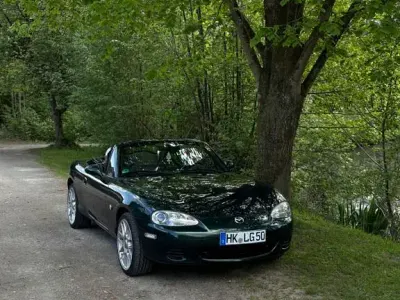Gebraucht Mazda MX5 110 PS (80 kW) 2002 Grün Cabrio