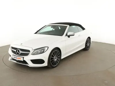 Gebraucht Mercedes C250 AMG line 211 PS (155 kW) 2017 Weiß Cabrio